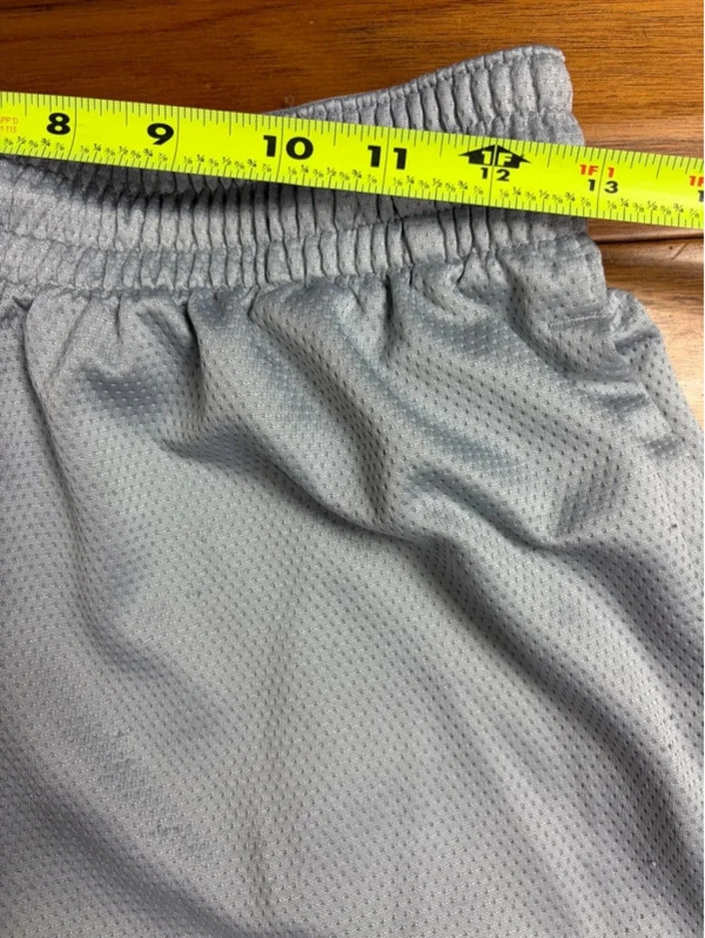 Y2K Jordan Basketball Shorts Mens Medium Gray Mesh Athletic